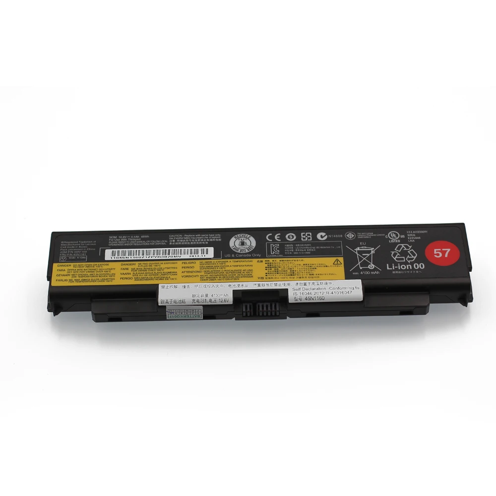 12 6v 4100nah 6 Cell Replacement Li Ion Laptop Battery For Lenovo