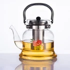 pyrex glass coffee jug & teapot 500ml with stainless steel filter