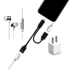 Hot selling 2 in 1 Charging data usb with earphone adapter cable for iphone