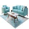 North europe style furniture, simple modern living room 3 seater sofa,single 1 seat fabric sofa