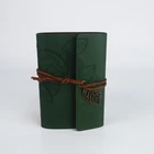 Hot selling durable oem school suppliers travel journal custom planner printing genuine leather notebook
