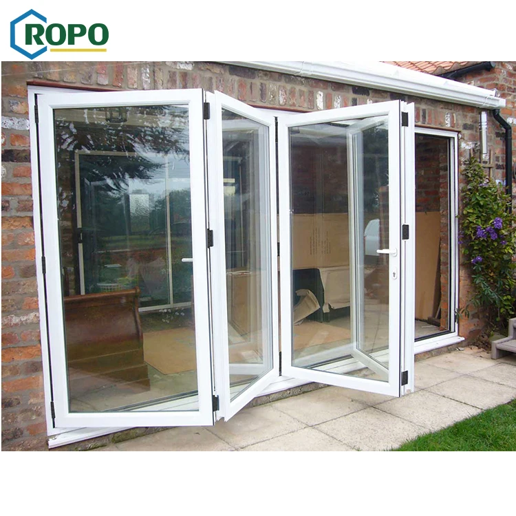 Hurricane Resistant Balcony Glass Bi Folding Horizontal Accordion