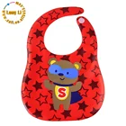 Promotion Wholesale New Cute Eco-friendly Washable Waterproof PEVA Foam Baby Bib