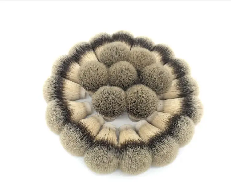 Badger brush head, men's beard brush stock