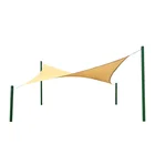 3.6*3.6m sand color 100% New HDPE Sun Shade Sail shade net