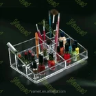 plexiglass tabletop spinning cosmetic organizer
