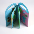 Custom child book educational toy waterproof learning plastic EVA baby foam bath book
