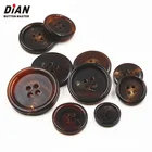 Factory Price Custom brand logo women men garment suit blazer coat jacket designer real horn button for sale