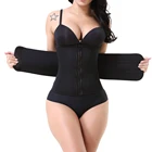 Hot Selling Zipper Front and Compression Belt Waist Trainer Neoprene Waist Body Shaper For Women Slimming
