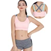 Breathable adjustable crossfit high impact sports bra for girls