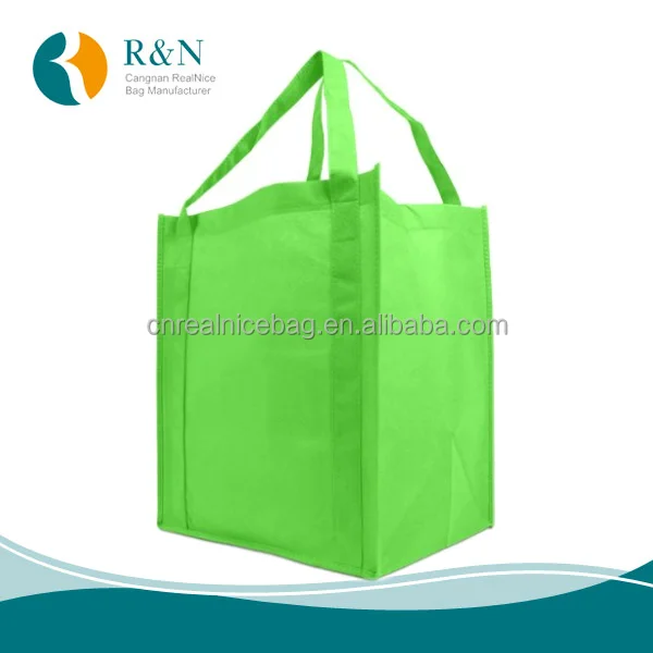non-woven large grocery shopping tote bags with durable handles
