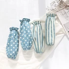 Cheap price Cotton and linen Material blue Waterproof Oversleeve