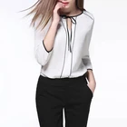 Latest Chiffon Tops for Women Fashion Summer Lady Top Wholesale