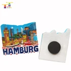 Wholesale customized tourist souvenir gift Refrigerator Magnet polyresin fridge magnet