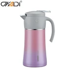 Kuangdi new design coffee tea pot stainless steel thermal 1400ml flask pot wholesale