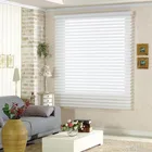 NEW polyester shangri la shades two layer fabric blinds