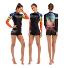 Wholesale Swimwear Women Swimming Suit Shorts And Shirt With Long Sleeve For Diving
