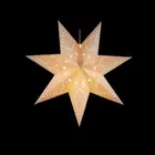 Christmas Halloween Decorations White Star shaped hanging paper lanterns