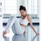 soft stretch women sportswear manufacturers in ball fitness yoga pants girls leggings