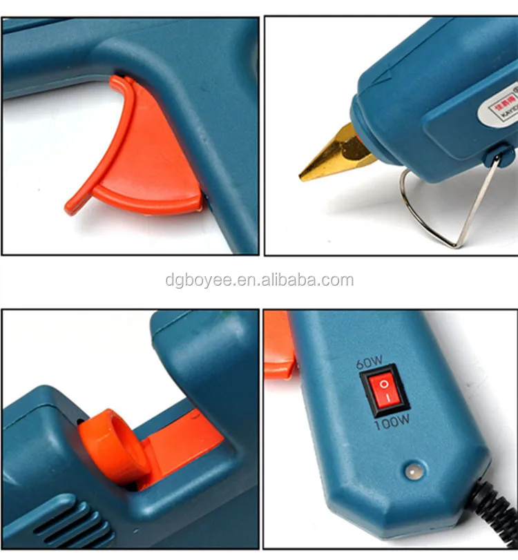 11mm glue stick industrial grade hot glue gun, 100W hot melt glue gun