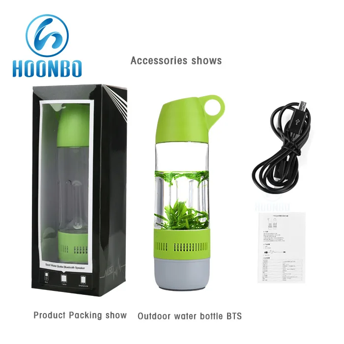Unique Outdoor Waterproof 3 Watt Bluetooth Speakers Water Bottle 400ml - ANKUX.COM