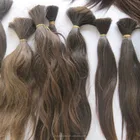 100% unprocessed european russian virgin remy human hair extension/bulk