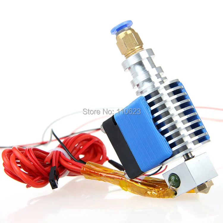 All Metal long-distance J-head hotend reprap 3d printer extruder cooling fan 0.3/0.35/0.4/0.5mm nozzle 1.75/3mm filament