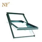 Balcony Open Style skylight aluminum roof glass windows