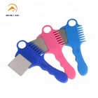 Long handle nit and flea free stainless steel head lice comb