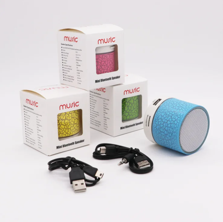Wholesale portable subwoofer S10 Wireless Speaker car handsfree mini blue tooth loud speaker with led light - ANKUX.COM