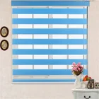 Manual High Quality Blockout Soft Sheer Zebra Blind