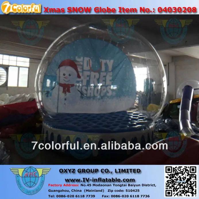 Inflatable Snow Globe Costume Inflatable Snow Globe Costume
