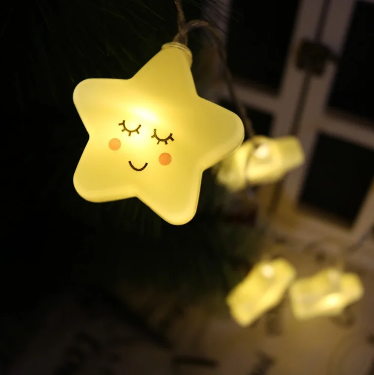 LED Light String Baby Decoration Room Star Light