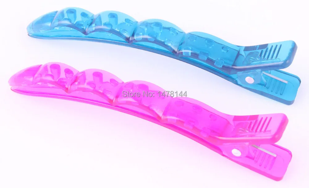 Free Shipping 12pcs Hairdressing Salon Sectioning Styling Clamps Hair Grips Clips