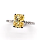 Fashion Jewelry Cubic Zircon Wedding Band 925 Sterling Silver Ring for Women