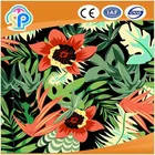 Colorful pattern printed stretch scarf rayon spun rayon fabric