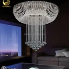 New design modern pendant lamp modern wedding hanging light round crystal chandelier lighting
