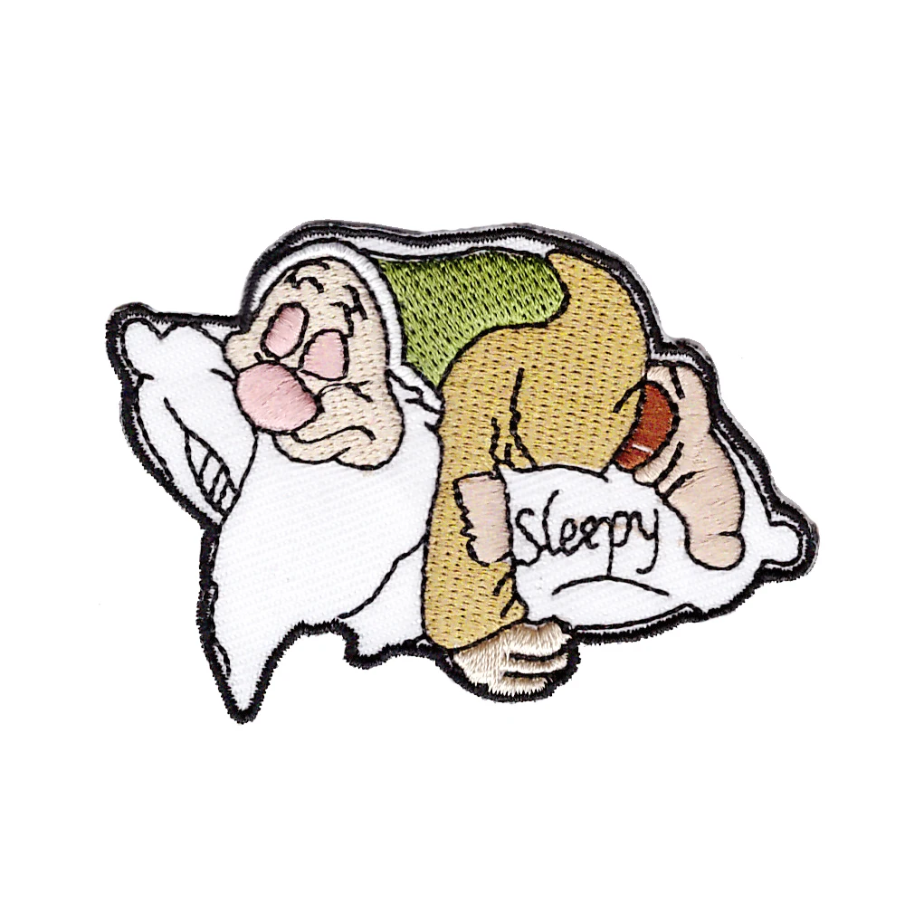 sleepy snow dwarf man christmas embroidery designs