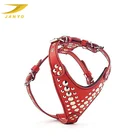 Quality simple large leather dog product harness