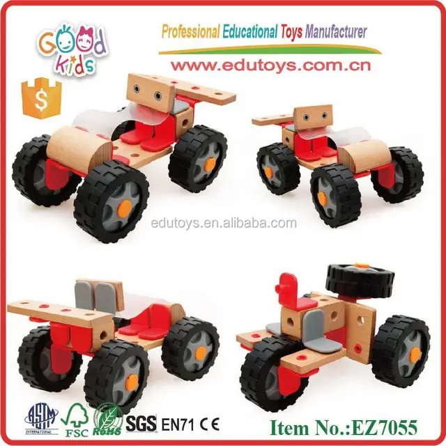 diy assemble toys wooden toys assemble car wooden motorcycle