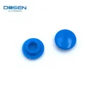 Wholesale decorative plastic bags four parts double cap plastic snap button