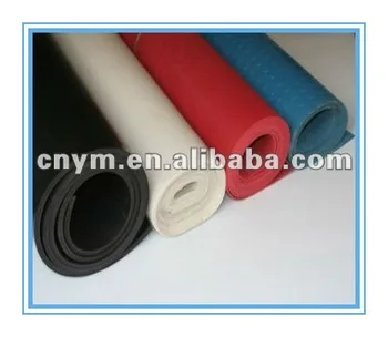 colored rubber sheets