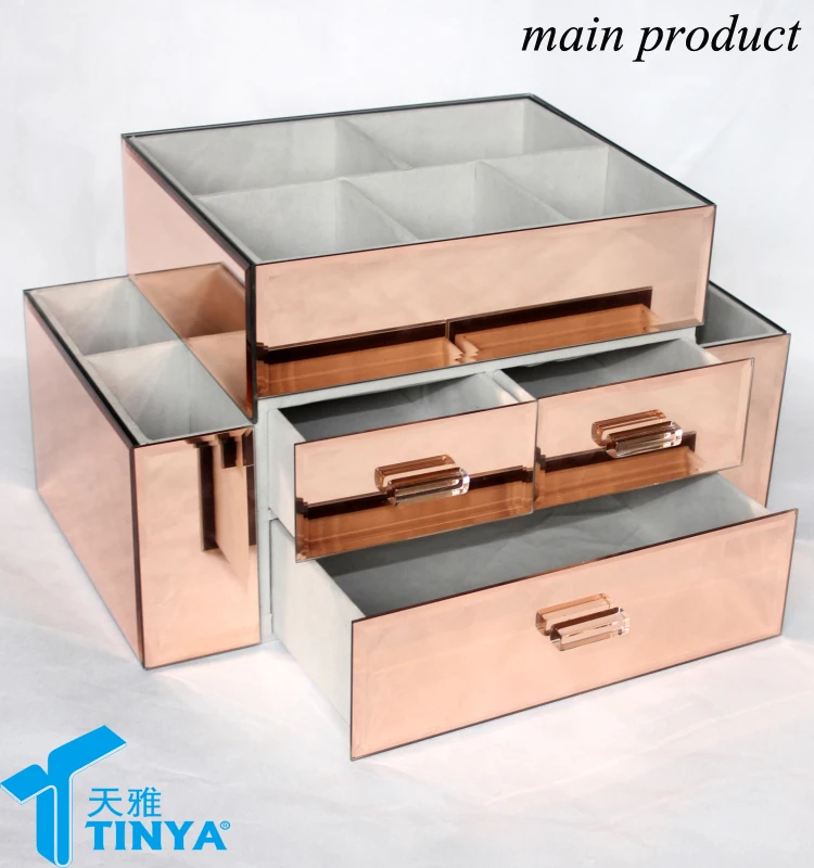 Wholesale Clear Vanity Organizer Cosmetics Makeup Lipstick Box