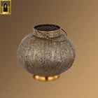 Different specifications mini vintage Muslim style chandelier light metal iron handmade candle holder moroccan hanging lantern