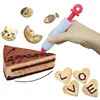 Colourful Non Slip Removable Biscuits Write Cream Colour Cake Decorate Syringe Piping Pen