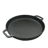 Non Stain matte black cast iron Baking Stones for Oven Grill BBQ