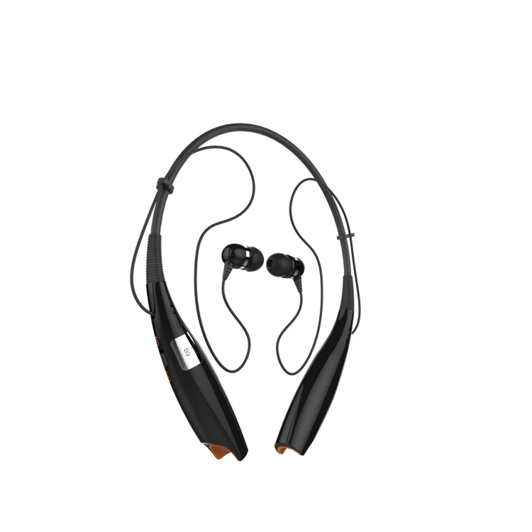 Wireless headset active type noise reduction 2019 neckband bt earphone in black and white color for your choice - ANKUX.COM