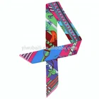 Tied Bag Handle Scarf Small Ribbon Twill Silk Scarf Women Fashion Brand Design Small Skinny Neck Scarf for Ladies
