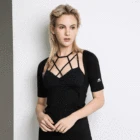 Hot Ultra Sweat Waist Trainer Tops Slimming Short Sleeve Body Shaper T-Shirt For Woman Weight Loss