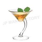 Hot selling BPA Free Plastic Ice cream Glass Dessert cup Martini Glass